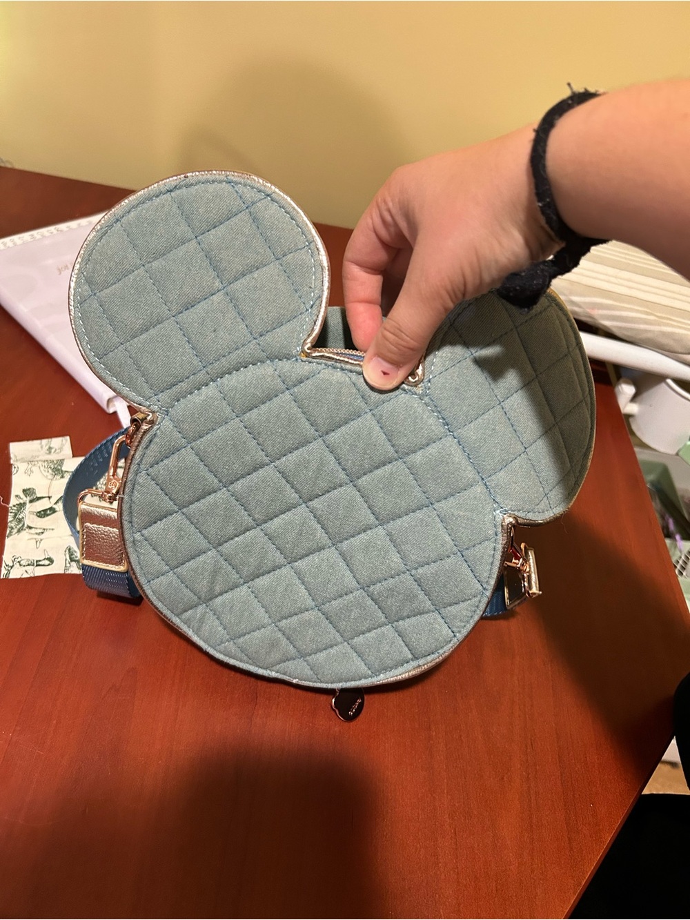 Disney parks crossbody pin bag